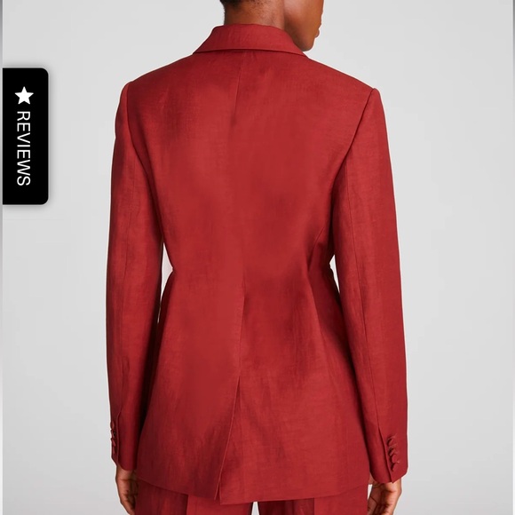 Halston Harper jacket in viscose linen, sz 6, NWT - Picture 5 of 12